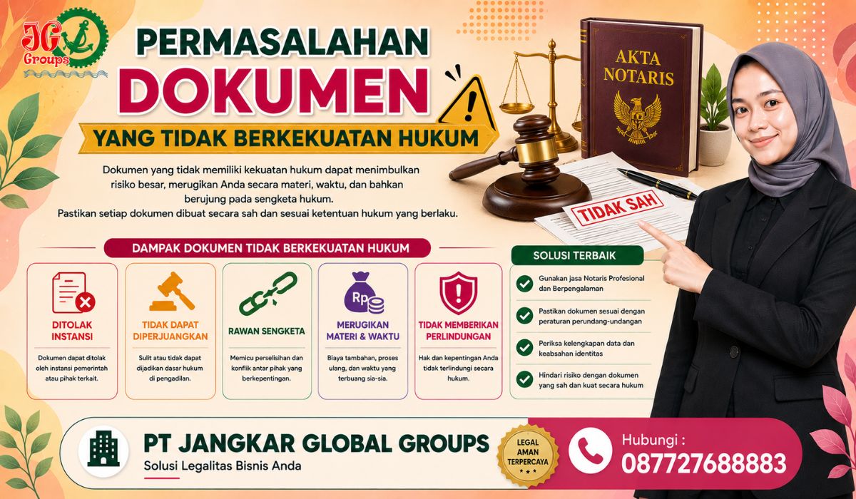 Permasalahan Dokumen yang Tidak Berkekuatan Hukum