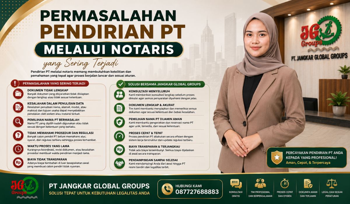 Permasalahan Pendirian PT Melalui Notaris yang Sering Terjadi