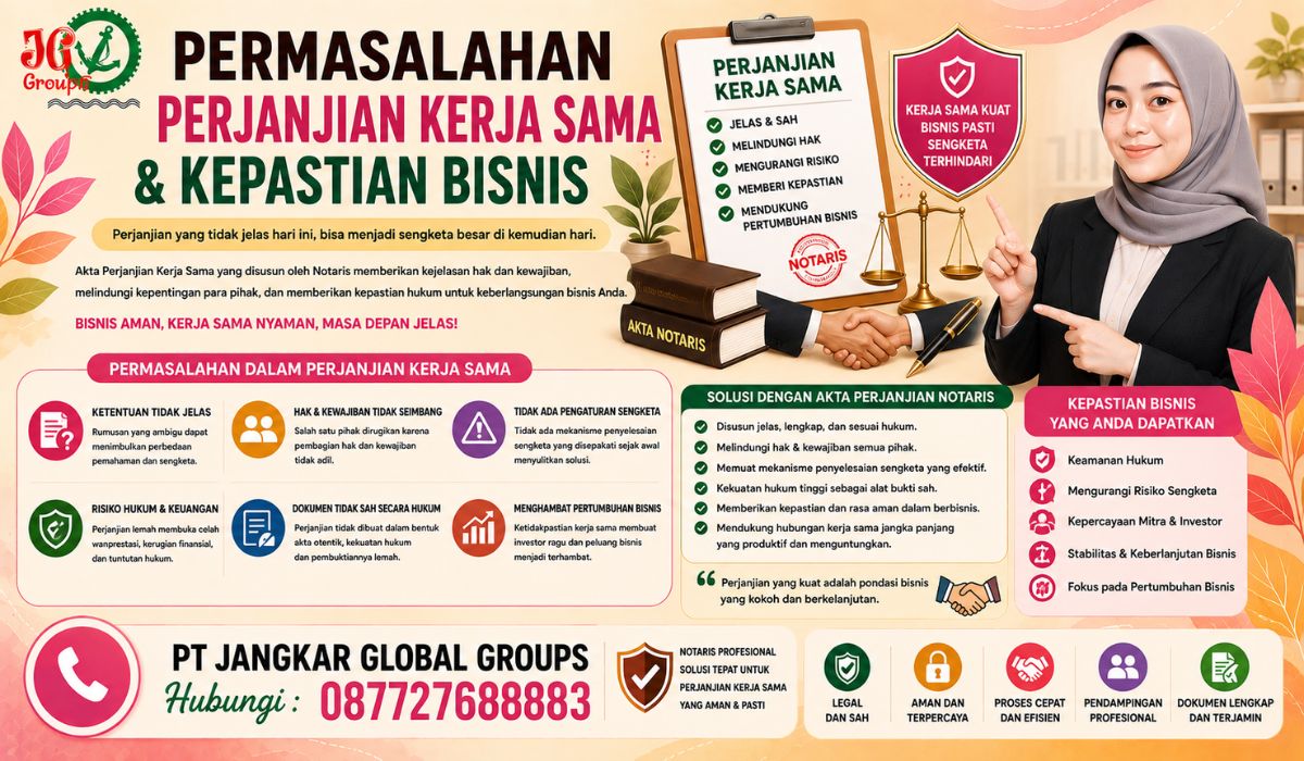 Permasalahan Perjanjian Kerja Sama & Kepastian Bisnis