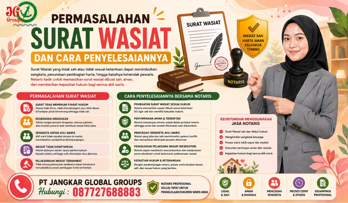 Permasalahan Surat Wasiat dan Cara Penyelesaiannya