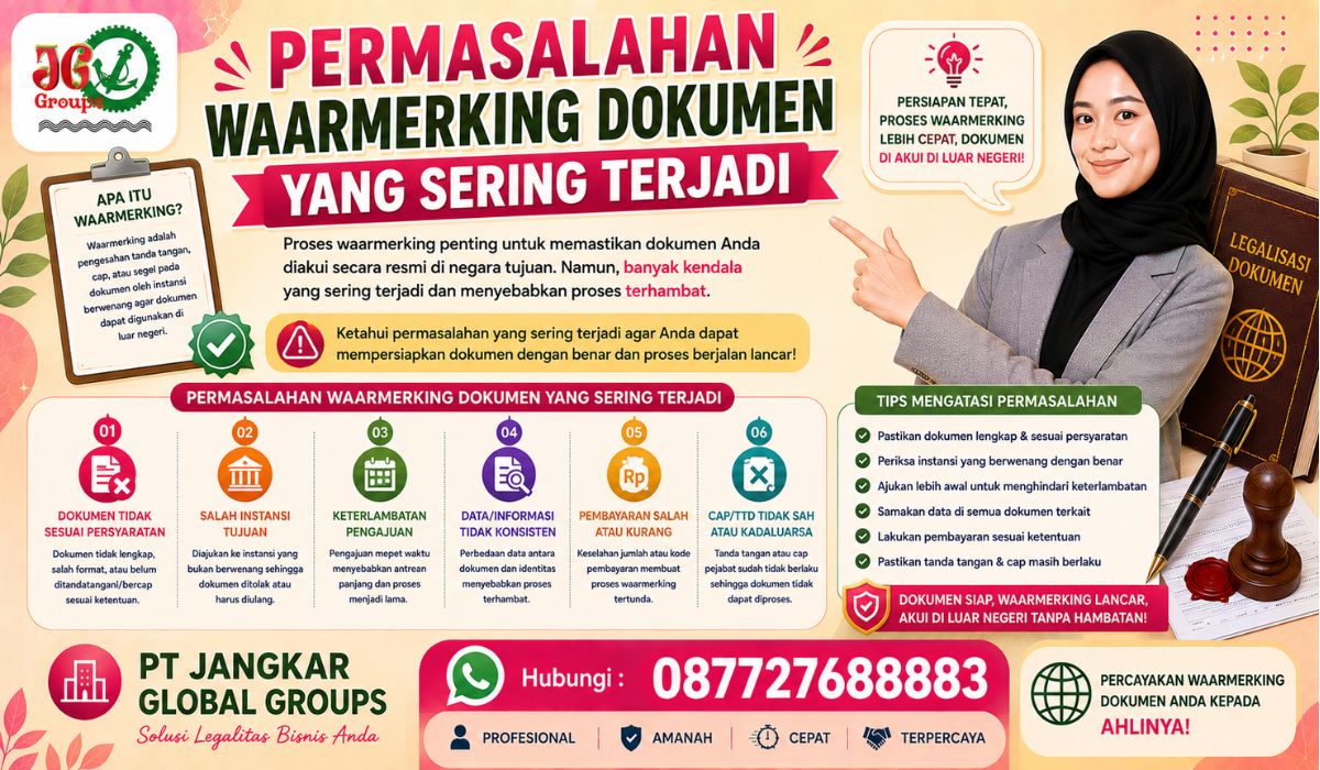 Permasalahan Waarmerking Dokumen yang Sering Terjadi