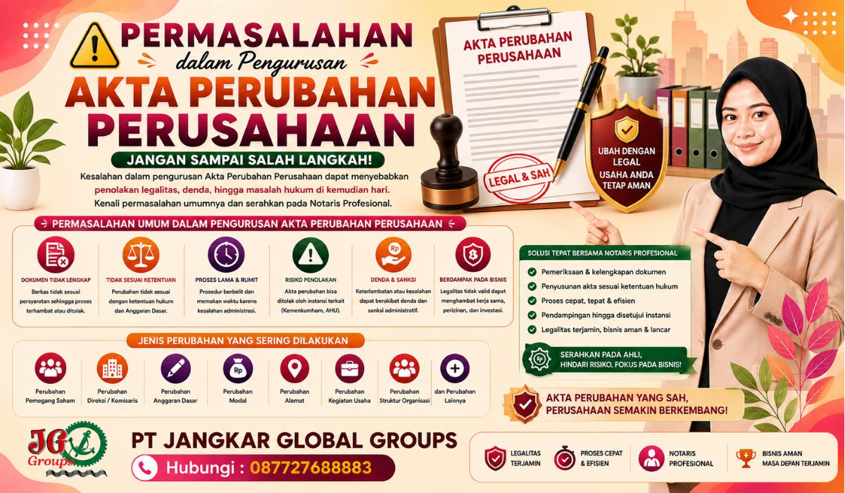 Permasalahan dalam Pengurusan Akta Perubahan Perusahaan