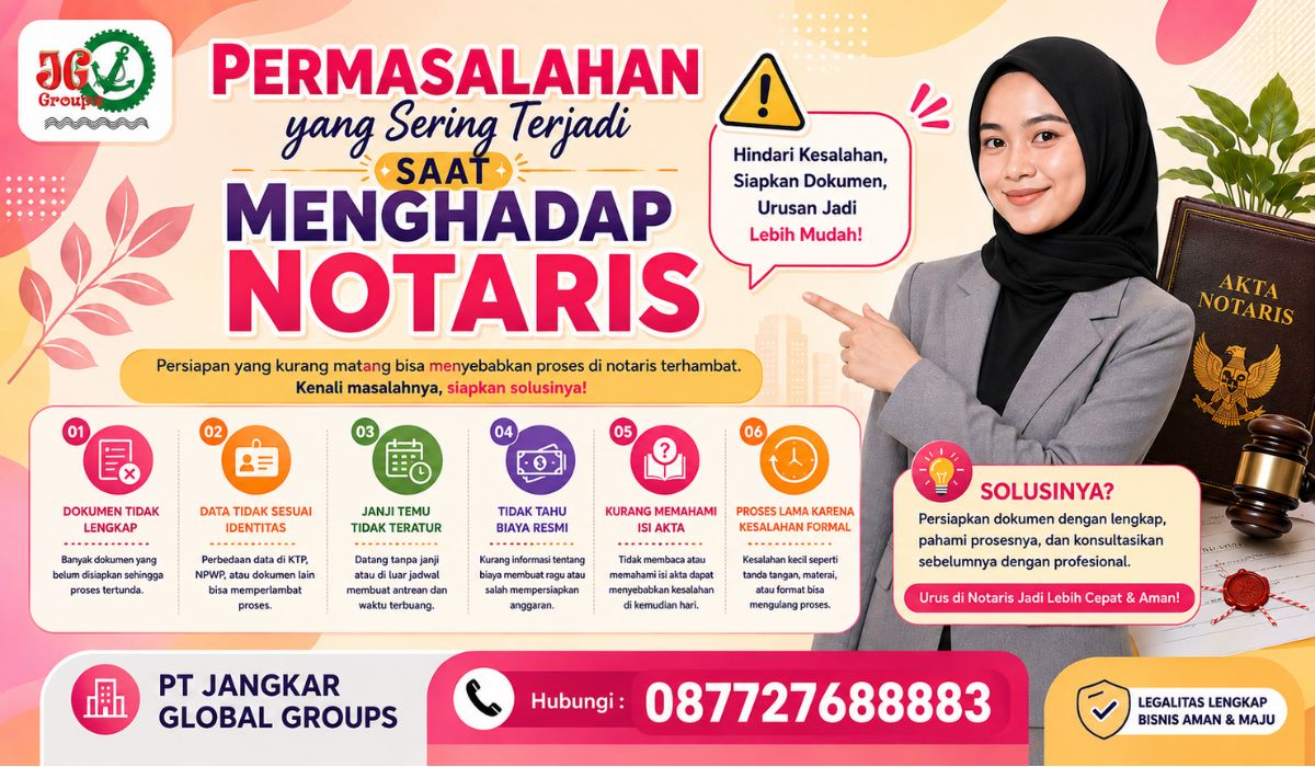 Permasalahan yang Sering Terjadi Saat Menghadap Notaris