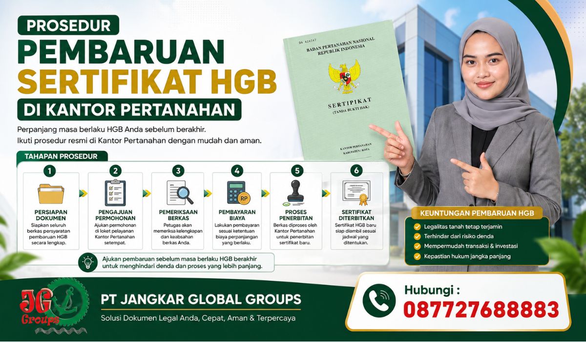 Prosedur Pembaruan Sertifikat HGB di Kantor Pertanahan