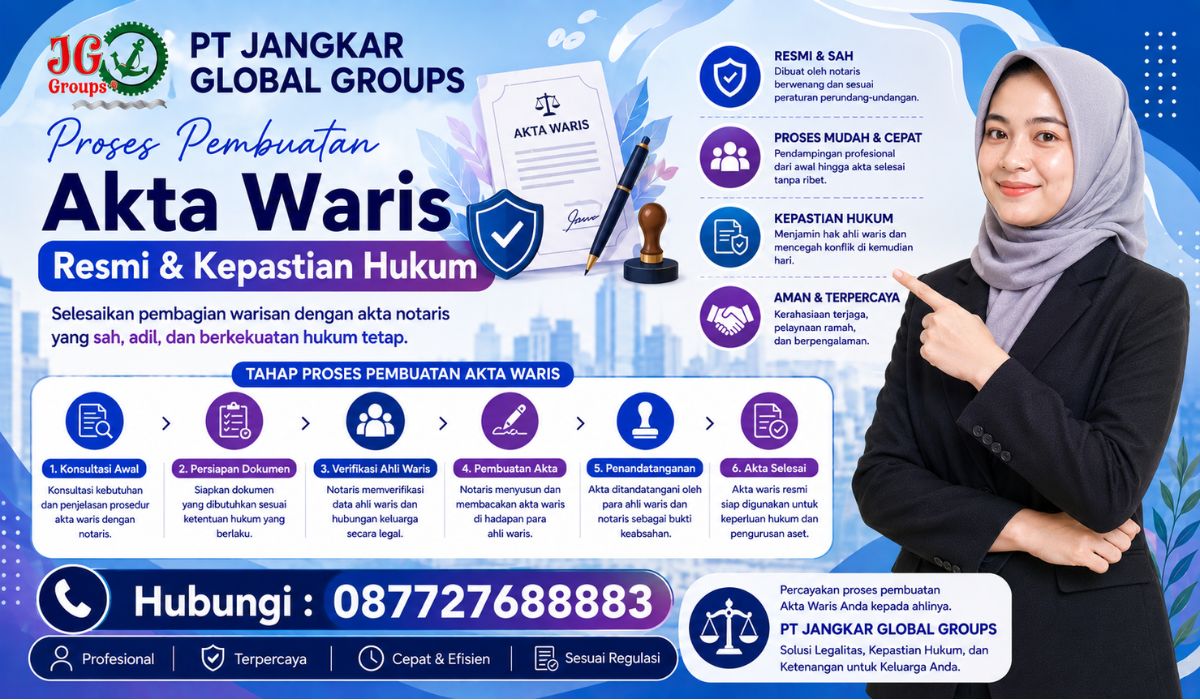 Proses Pembuatan Akta Waris Resmi & Kepastian Hukum