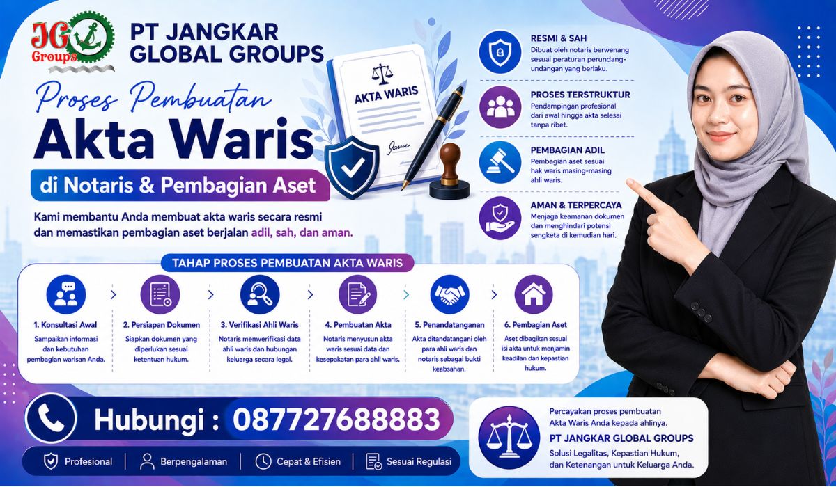 Proses Pembuatan Akta Waris di Notaris & Pembagian Aset