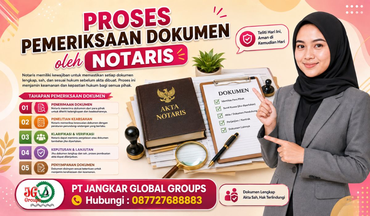 Proses Pemeriksaan Dokumen oleh Notaris