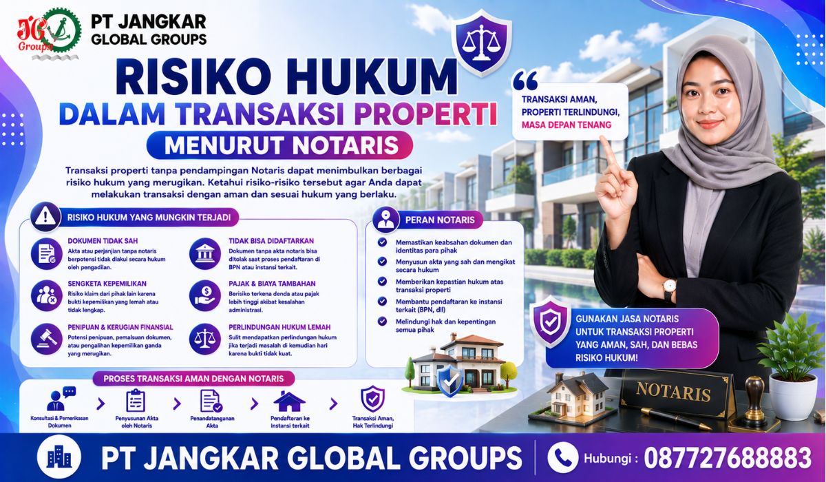 Risiko Hukum dalam Transaksi Properti Menurut Notaris