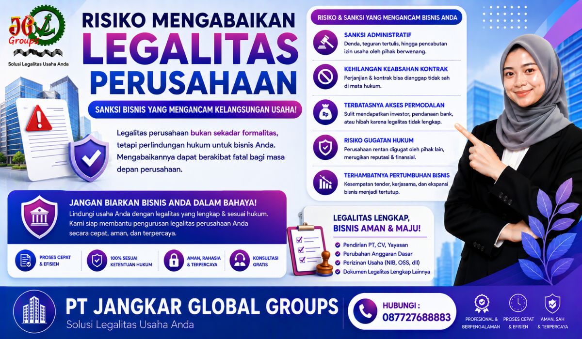 Risiko Mengabaikan Legalitas Perusahaan Sanksi Bisnis