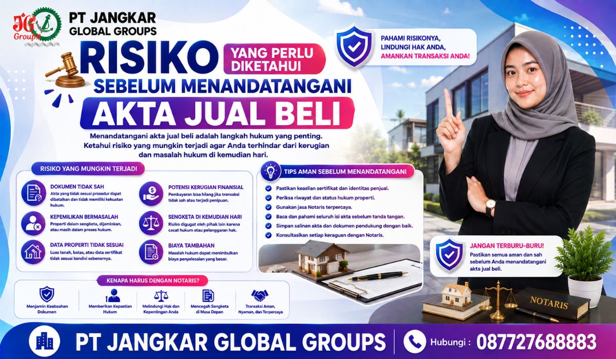 Risiko yang Perlu Diketahui Sebelum Menandatangani Akta Jual Beli