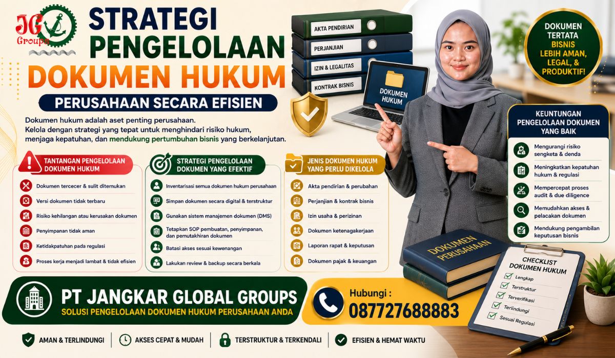 Strategi Pengelolaan Dokumen Hukum Perusahaan secara Efisien