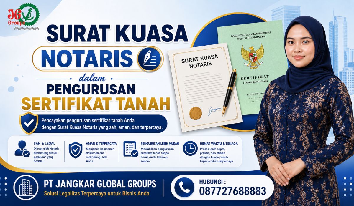 Surat Kuasa Notaris dalam Pengurusan Sertifikat Tanah