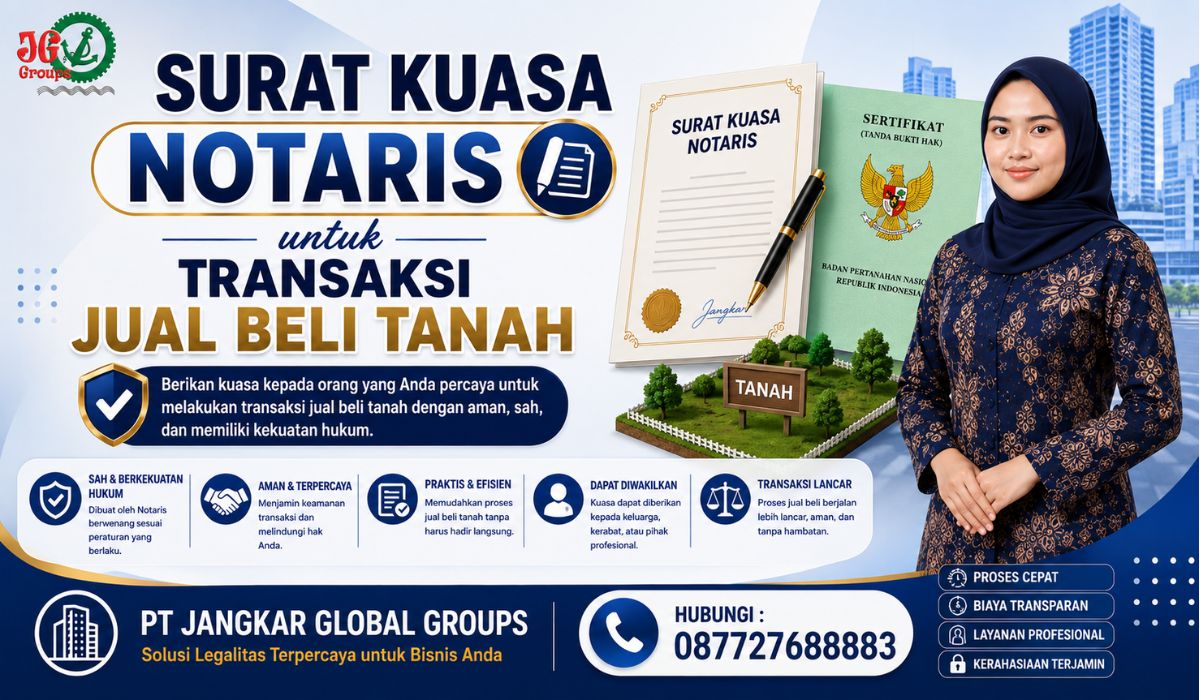 Surat Kuasa Notaris untuk Transaksi Jual Beli Tanah
