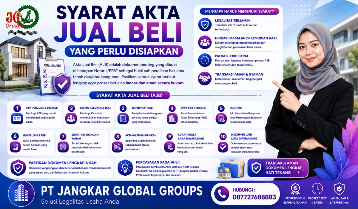 Syarat Akta Jual Beli yang Perlu Disiapkan