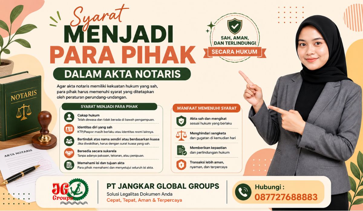 Syarat Menjadi Para Pihak dalam Akta Notaris
