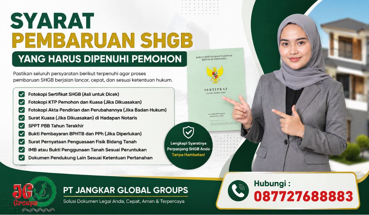 Syarat Pembaruan SHGB yang Harus Dipenuhi Pemohon