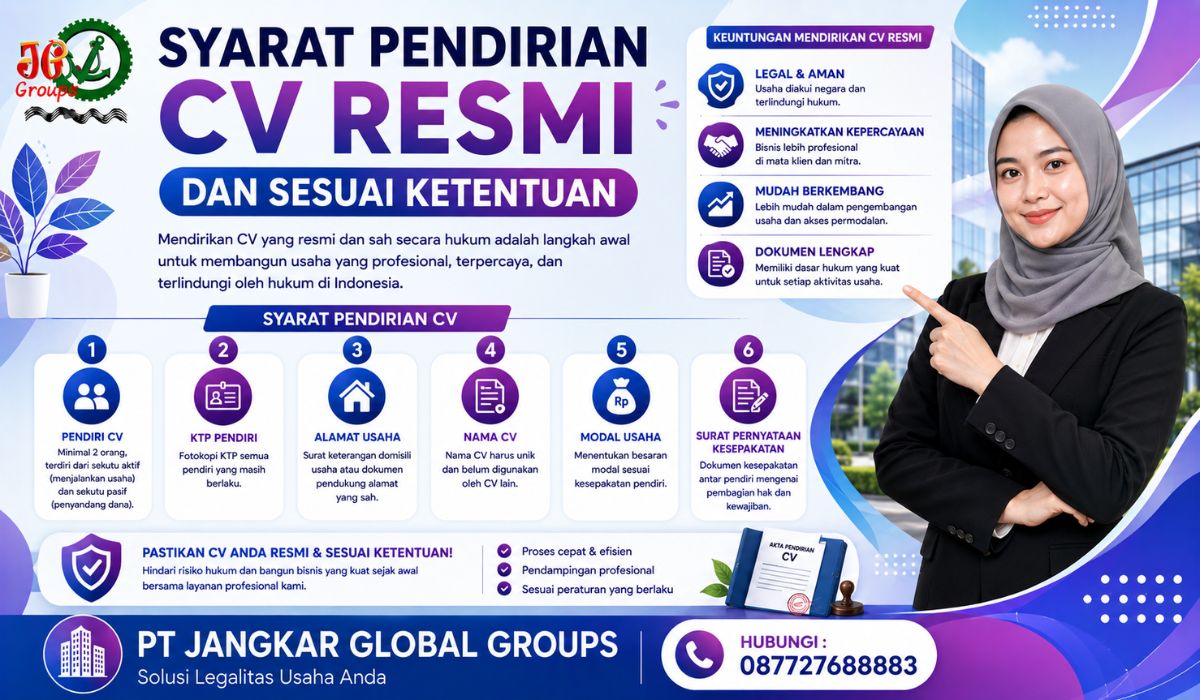 Syarat Pendirian CV Resmi Dan Sesuai Ketentuan