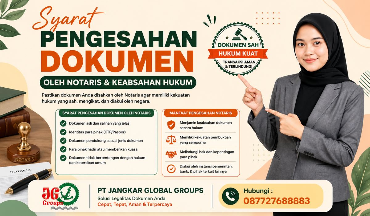 Syarat Pengesahan Dokumen oleh Notaris & Keabsahan Hukum