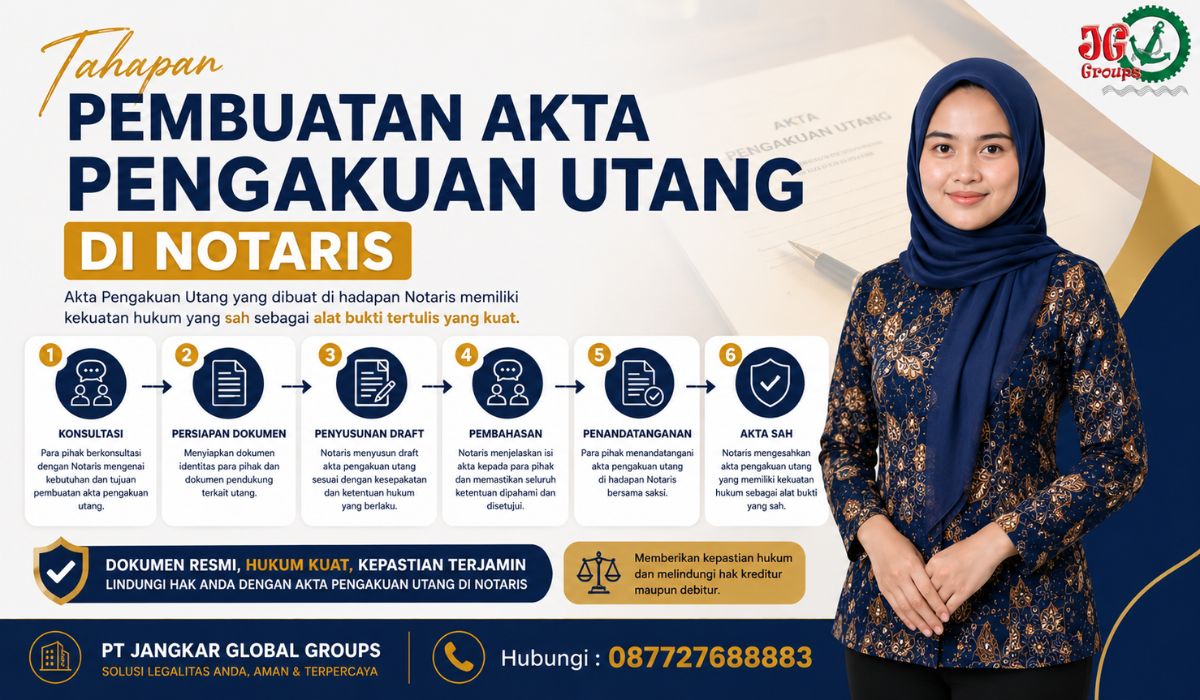 Tahapan Pembuatan Akta Pengakuan Utang di Notaris