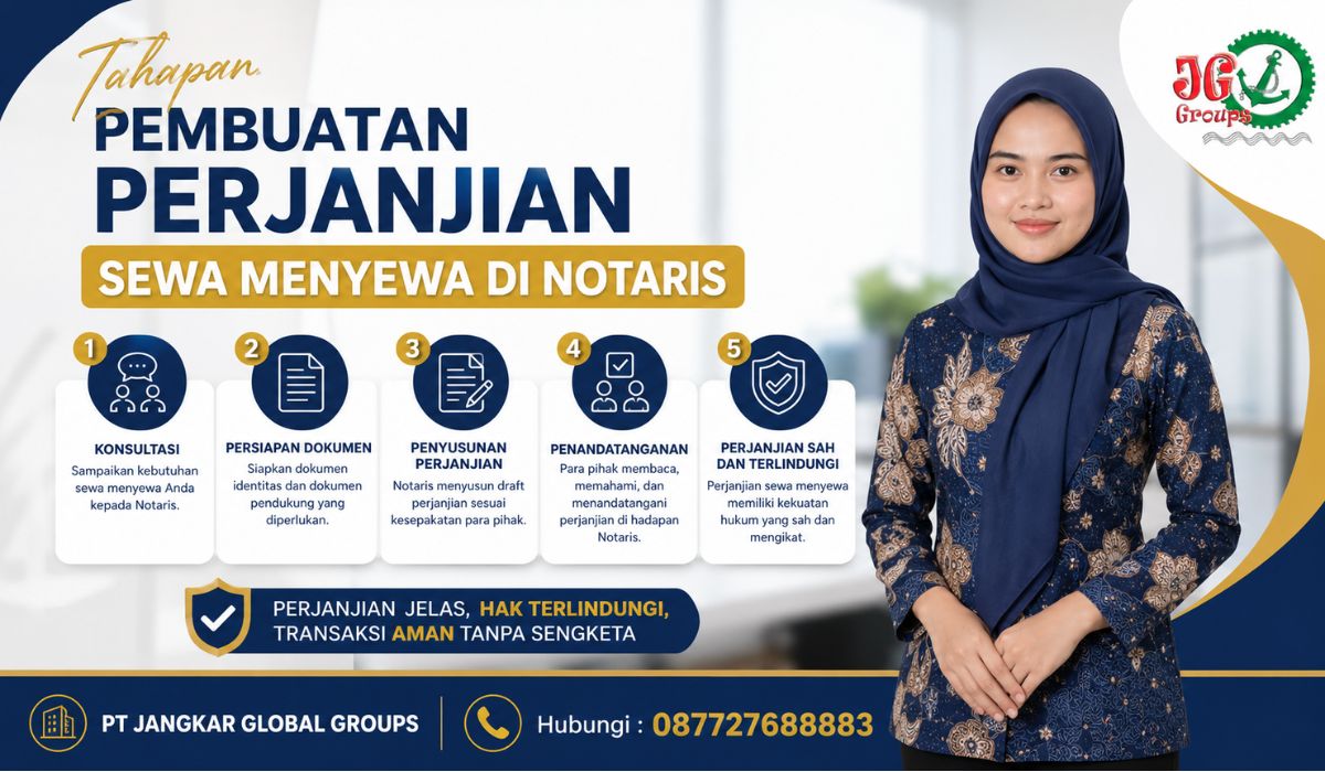 Tahapan Pembuatan Perjanjian Sewa Menyewa di Notaris