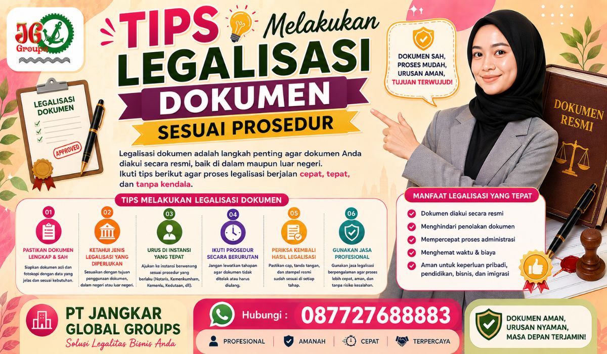 Tips Melakukan Legalisasi Dokumen Sesuai Prosedur