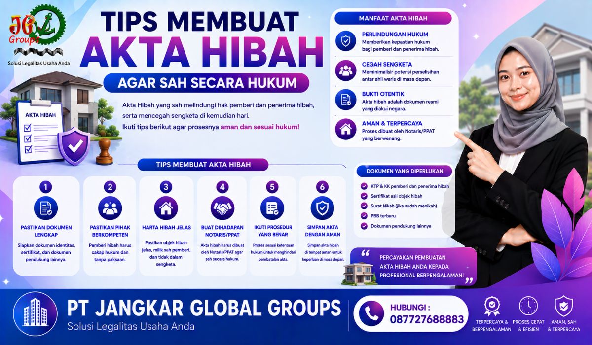 Tips Membuat Akta Hibah agar Sah Secara Hukum