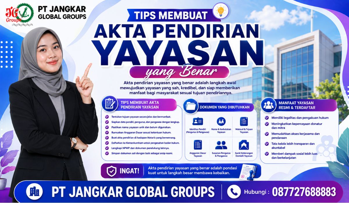 Tips Membuat Akta Pendirian Yayasan yang Benar