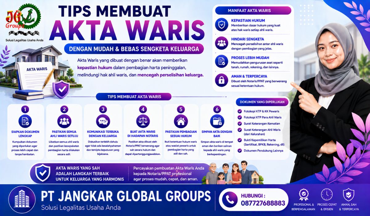 Tips Membuat Akta Waris dengan Mudah & Bebas Sengketa Keluarga