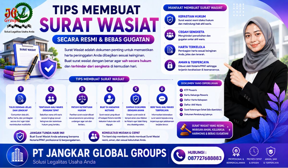 Tips Membuat Surat Wasiat Secara Resmi & Bebas Gugatan