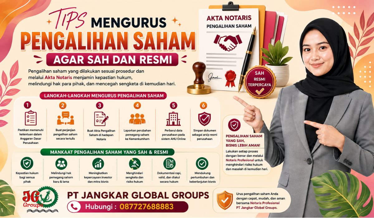 Tips Mengurus Pengalihan Saham agar Sah Dan Resmi