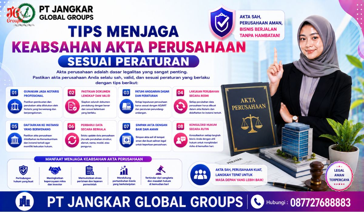 Tips Menjaga Keabsahan Akta Perusahaan Sesuai Peraturan