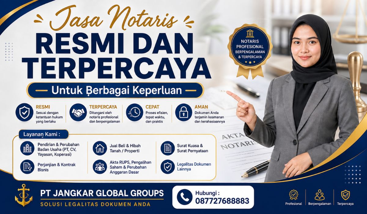 jasa notaris resmi dan terpercaya untuk berbagai keperluan