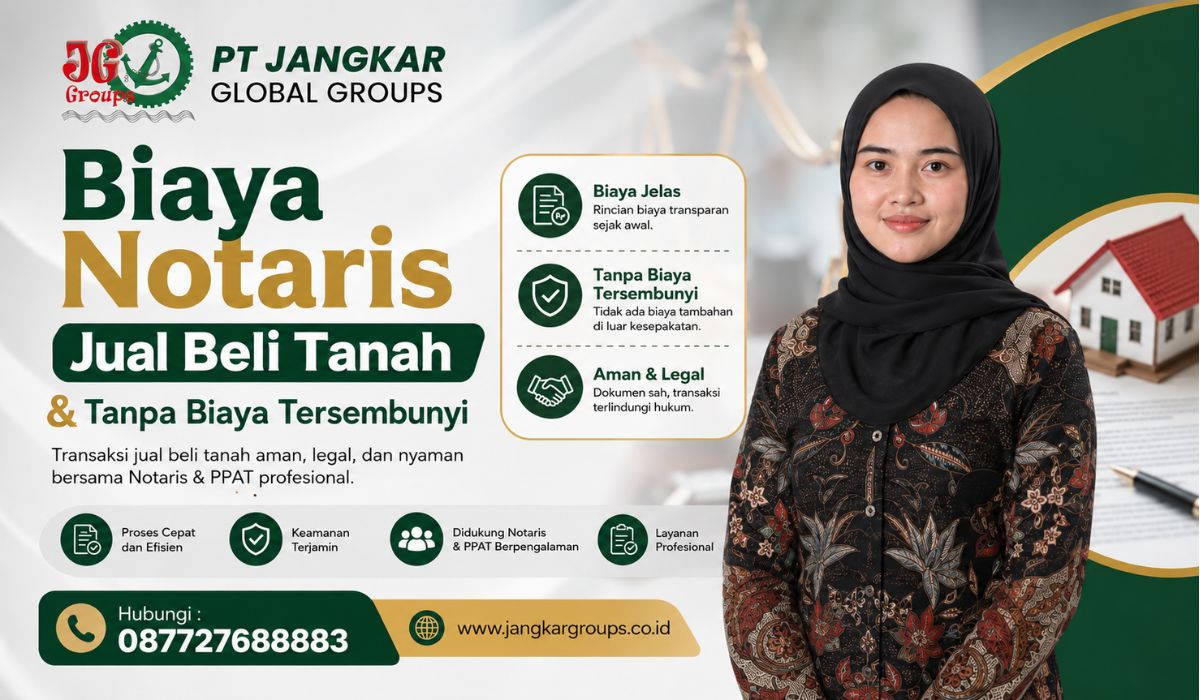 Biaya Notaris Jual Beli Tanah & Tanpa Biaya Tersembunyi