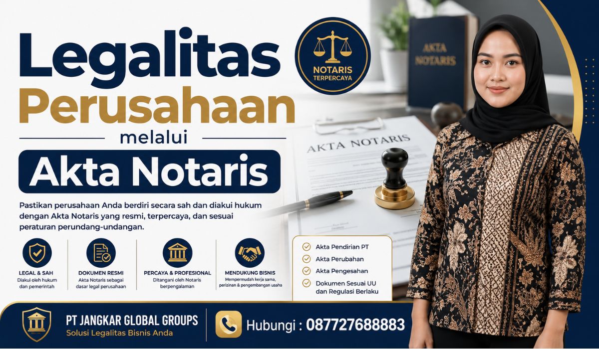 Legalitas Perusahaan melalui Akta Notaris