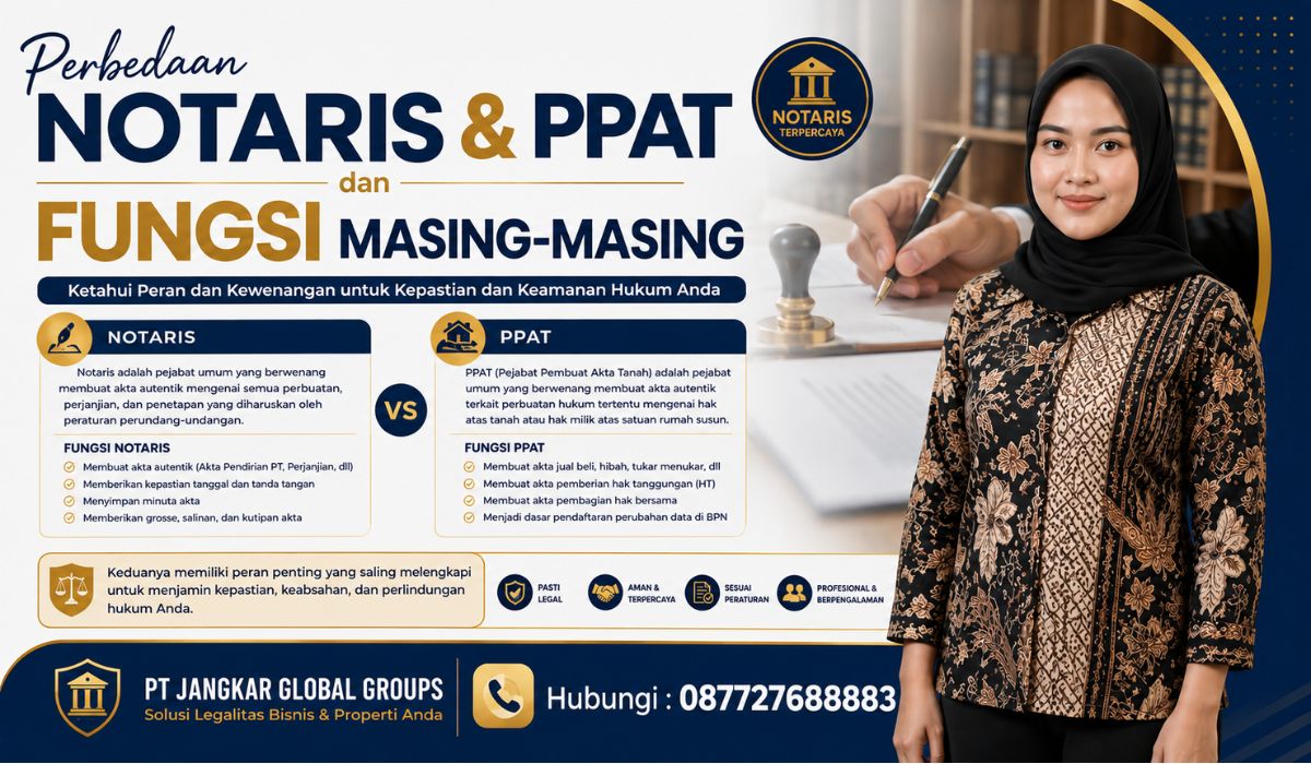 Perbedaan Notaris PPAT dan Fungsi Masing-Masing